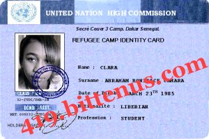 lilian identity card